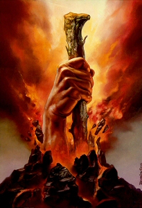 Ace of Wands, Boris Vallejo