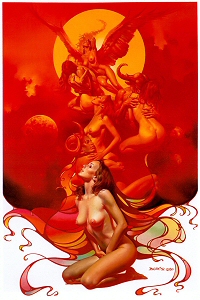 Alone, Boris Vallejo