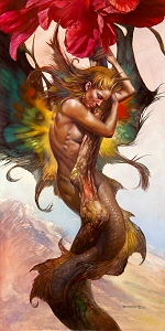 Amaryllis Embrace, Boris Vallejo