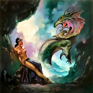 Andromeda in Chains, Boris Vallejo