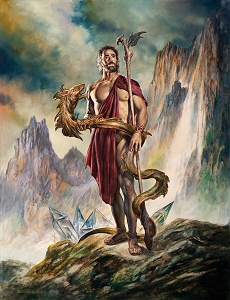 Asclepius, Boris Vallejo