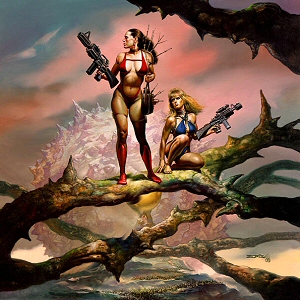 Awaiting the Battle, Boris Vallejo