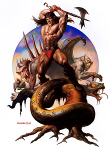 Axing the Nightmares, Boris Vallejo