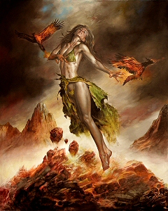 Bird Mistress, Boris Vallejo