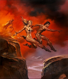 Broad Jump, Boris Vallejo