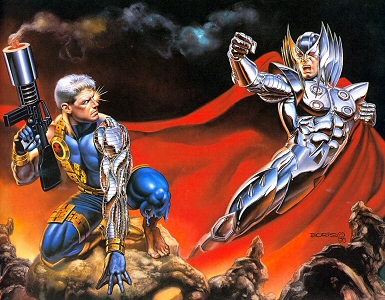 Cable vs Stryfe, Boris Vallejo