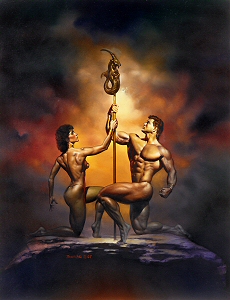 Capricorn, the Goat, Boris Vallejo