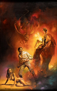 The Demon Released - modified version, Boris Vallejo