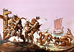 The Discovery of America, Boris Vallejo