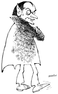 Dracula cartoon, Boris Vallejo
