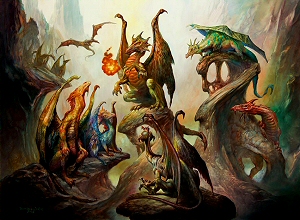 Dragon's School, Boris Vallejo