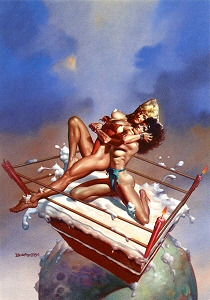 Female_Wrestlers (no text), Boris Vallejo