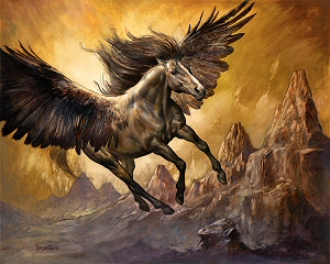 Flight of the Pegasus, Boris Vallejo