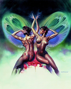 Gemini, the Twins, Boris Vallejo