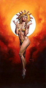 The Goddess of the Sun, Boris Vallejo