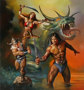 Golden Axe II, Boris Vallejo