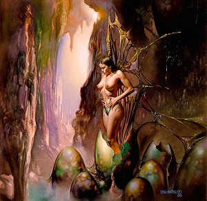 The Hatchling, Boris Vallejo