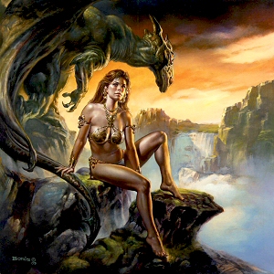 The Hidden Falls, Boris Vallejo