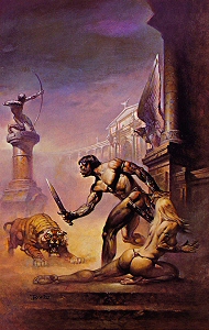 I Am a Barbarian, Boris Vallejo