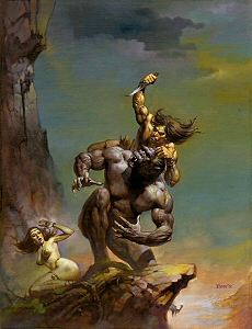 Iron Shadows in the Moon, Boris Vallejo