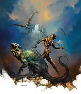 The Javelin Thrower, Boris Vallejo