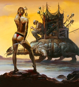 The Junk Collector, Boris Vallejo