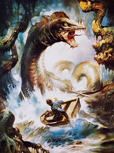 The Loch Ness Monster Lives, Boris Vallejo