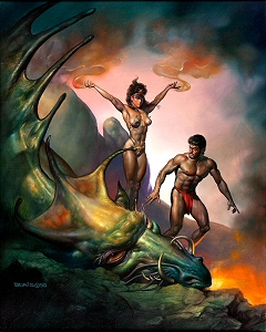 Medea (calendar version), Boris Vallejo