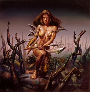 Monica's Axe, Boris Vallejo