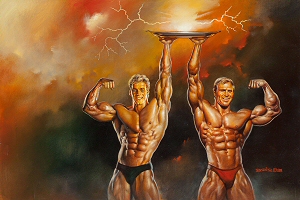 Ralf Moeller and Gary Strydom, Boris Vallejo