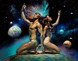 Reaching for the Stars, Boris Vallejo