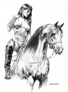 Rider, Boris Vallejo