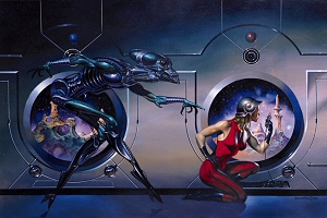 Alien Visitor, Boris Vallejo