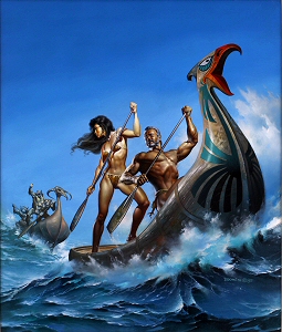 Rowing, Boris Vallejo