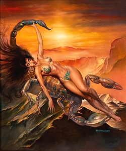 Scorpio, the Scorpion, Boris Vallejo