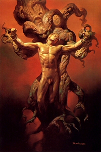 Self-Punishment, Boris Vallejo