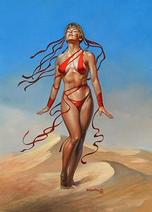 The Siren of the Sands, Boris Vallejo