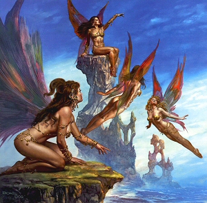 The Sirens of Suremea, Boris Vallejo