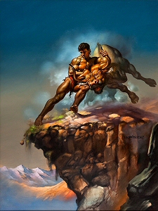 Taurus, the Bull, Boris Vallejo