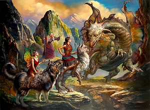 The Trail of Mama Ocllo, Boris Vallejo