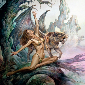 Uncaged Beauty, Boris Vallejo