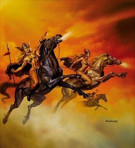 The Valkyries, Boris Vallejo