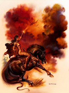 Warrior Witch of Hel, Boris Vallejo