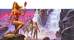 Waterfall, Boris Vallejo