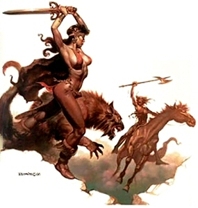 Werebeasts of Hel, Boris Vallejo