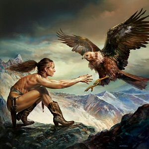 Winged Messenger, Boris Vallejo