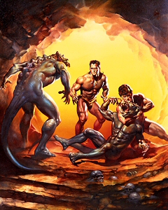 Wrestling, Boris Vallejo