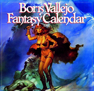 Boris Vallejo 1982 Fantasy Calendar