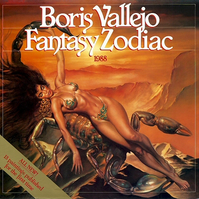 Boris Vallejo 1988 Fantasy Zodiac Calendar