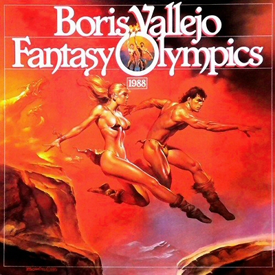Boris Vallejo 1988 Fantasy Olympics Calendar